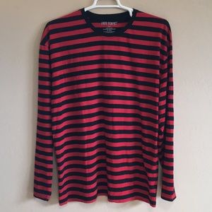 Hot Topic striped long sleeve tee mens size 2XL